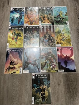 Marvel Comics Eternals #1-10 Celestia #1 The Heretic #1 Thanos Rises #1
