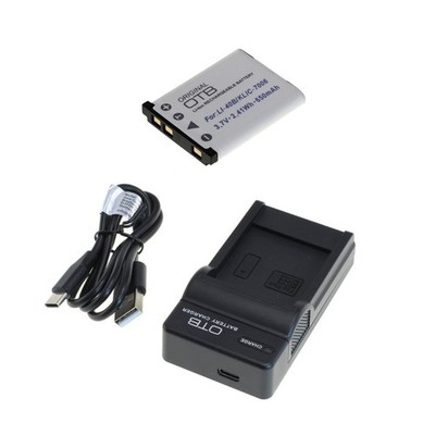 Akku und USB Ladegerät für Nikon Coolpix S3000 S4000 S5100 EN-EL10