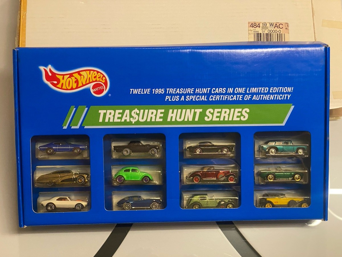 Hot Wheels 1995 Treasure Hunt Series JCPenney 95 TH set of 12 cars