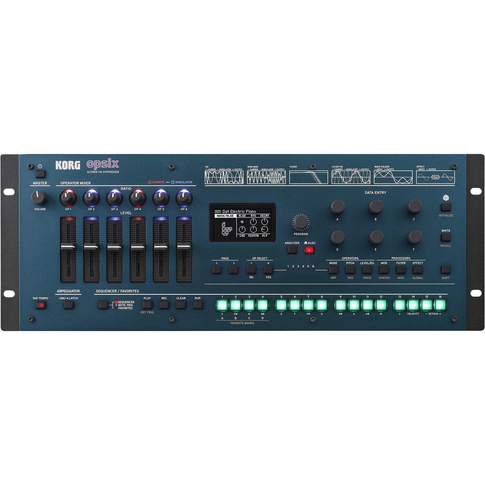 Korg OPSIX Module FM Desktop Synthesizer