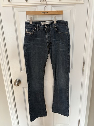 Vintage Bootleg Flared Diesel Jeans Women 30 Y2K 00s 90 Grunge 100% Cotton Italy
