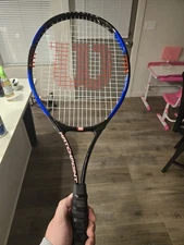 Wilson Match Point Tennis Racquet 4 1/2” Titanium Series Soft Shock T3039 New!
