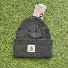 Carhartt A18 Knit Cuffed Beanie Hat Watch Cap Unisex One Size Black USA Made