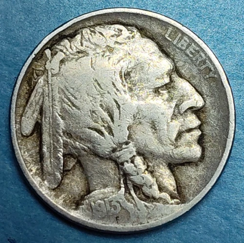 1913 Buffalo Nickel Mound Type 1 / Very to Extremely Fine VF XF / Low Shipping
