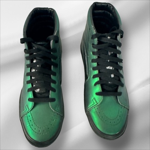 Zapatillas altas Vans Harry Potter Slytherin verdes metálicas talla: M 5,5 W 7 - Imagen 3 de 10