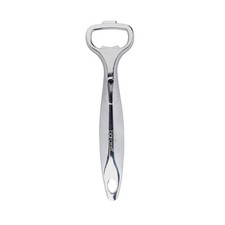 BarCraft Cast Crown Chrome PLated Metal Bottle Opener, Cap Remover - 15 cm