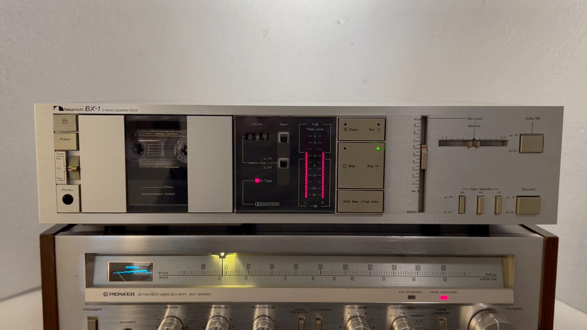 Nakamichi BX-1 Cassette Deck…Pro Serviced!…Records/Plays Perfect