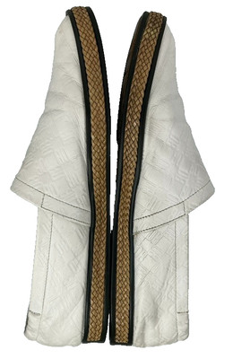 VINTAGE DIRK BIKKEMBERGS SPORT COUTURE WHITE LEATHER ESPADRILLES SIZE 45EU #18