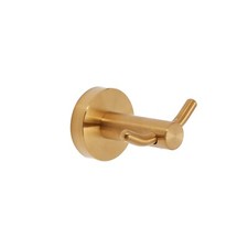 Brushed Brass Hook for Towels, Robes, Coats and Bags