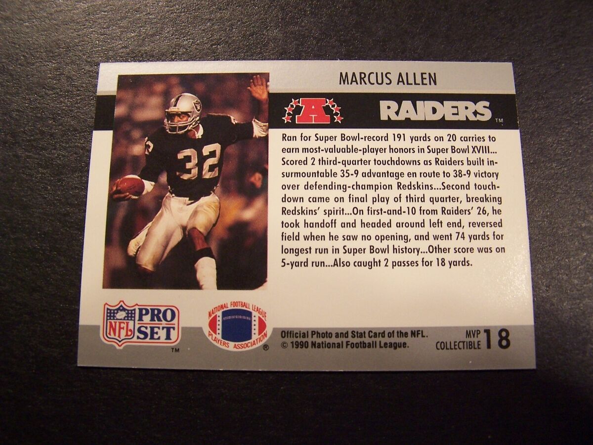 NFL Super Bowl: Marcus Allen stands alone in the history books