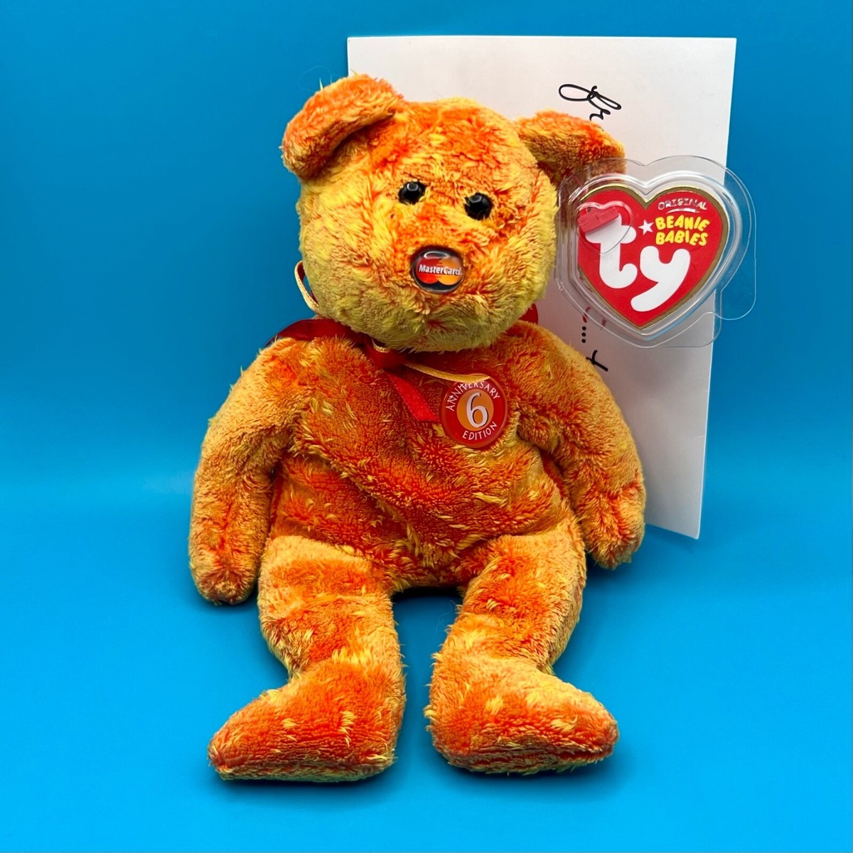 anniversary mastercard beanie baby value