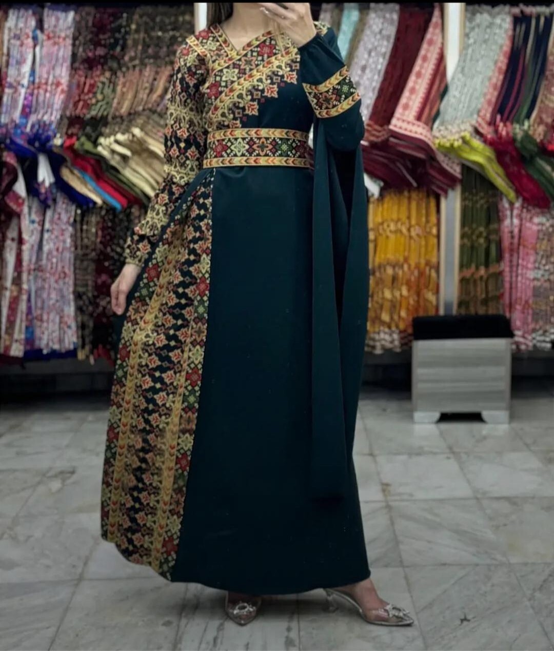 Palestinian Thobe Dress for Women Handcrafted with Intricate Embroidery Fashion