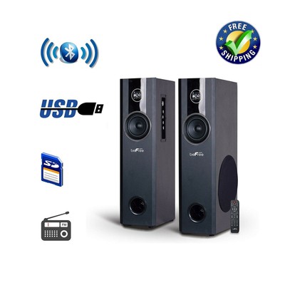 black tower speakers