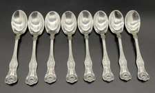 8 Pc Set King By Dominick & Haff Sterling Silver Ice Cream Spoons