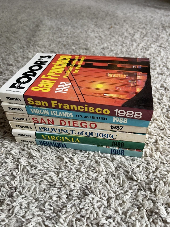 Fodor's 1980s Vintage Travel Guide Books Lot of 6 - RARE LOT! -😱🤯! - Imagem 2 de 4