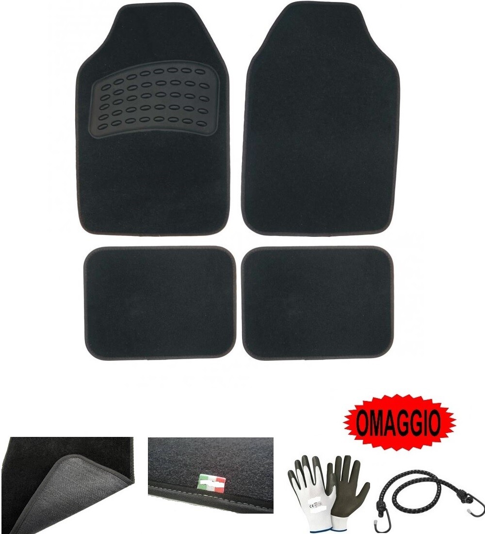 Moquette Giulietta Custom Tappeti Auto Alfa Romeo Giulietta - Moquette Antiscivolo Con Ricami, Colore Grigio Tappeti Antiscivolo - Foto 3