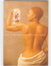 Postcard For a strong body, lift once day, Kellogg's Special K plus cereal