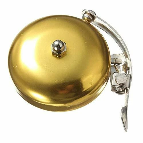 Retro Gold Flick Top Bike Bell For Classic 60 s 70 s 80 s Bikes