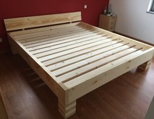 Bett / Massivholzbett / Doppelbett (Paul) alle Größen Farben 100%Handarbeit