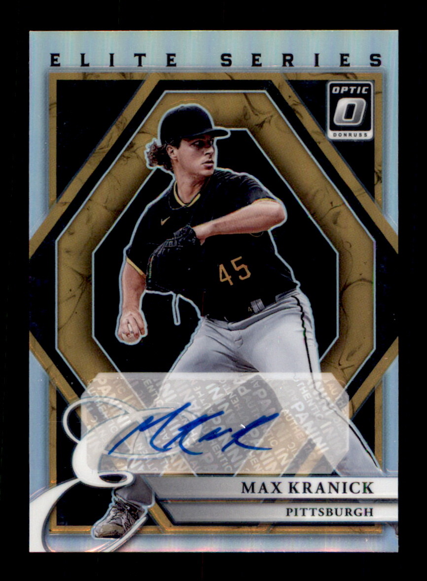2022 Donruss Optic #ESS-MK Max Kranick The Elite Series Signatures - Crease Free