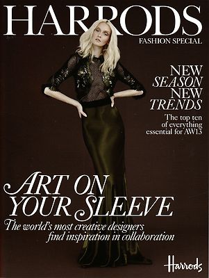 HARRODS Magazine FASHION SPECIAL A/W 2013 Alexa Yudina CLAIRE COLLINS @ NEW