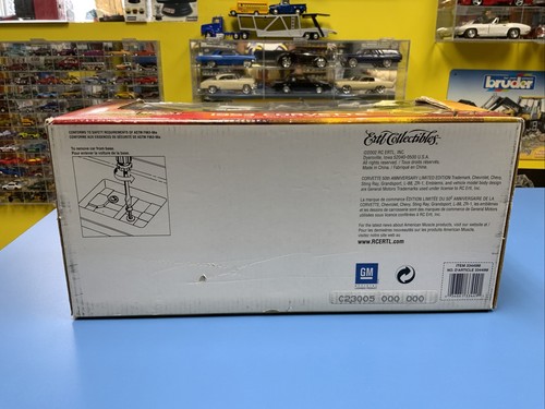 AMERICAN MUSCLE ERTL 1953 CORVETTE EXCLUSIVE LIMITED EDITION BRUSHED GOLD NEW - Picture 10 of 10