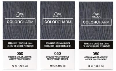 Wella Permanent Liquid Hair Color #050 Cooling Violet - 3 PACK