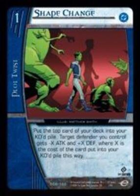 VS System: Shape Change [Played] VS: DC Origins TCG CCG Classic Marvel DC DH Dar