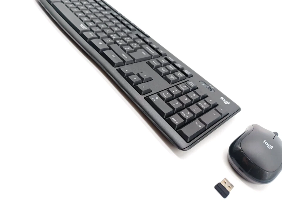 Logitech MK295 Silent Wireless Combo - Schwarz QWERTY Italienisch - Bild 4 von 4