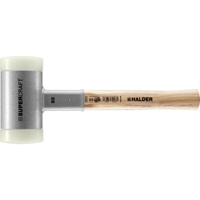HALDER SUPERCRAFT Schonhammer Ø 80 mm rückschlagfrei mit Stahlschrotfüllung NEU