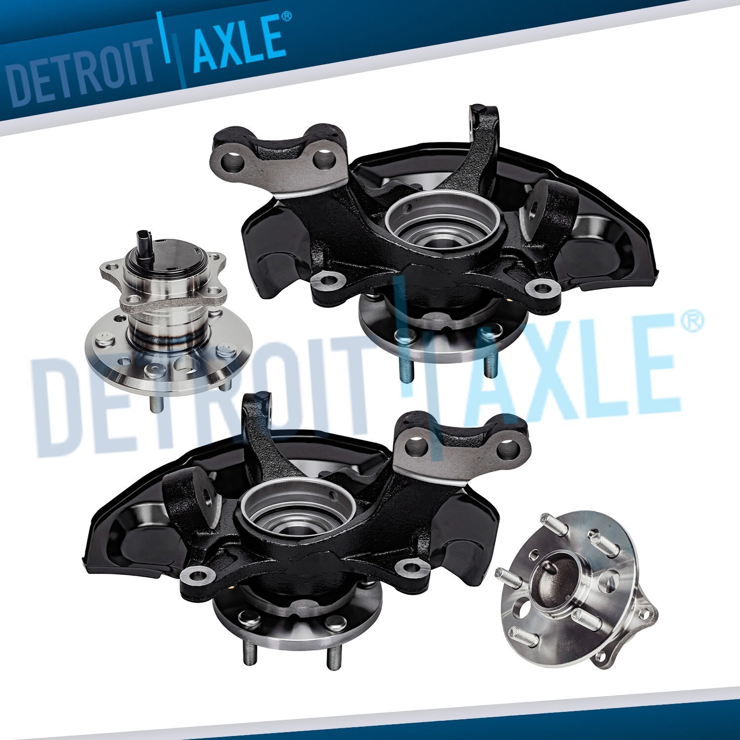 Replacement Parts for 2x Rear Steering Knuckle for Ford Explorer Police