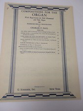 Seth Bingham Rhythm of Easter Organ Sheet Music G Schirmer