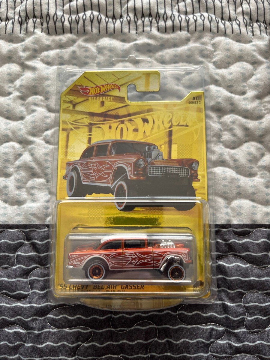 MATTEL HOT WHEELS S2 NFTH PHYSICAL 55 CHEVY BEL AIR GASSER (MINT