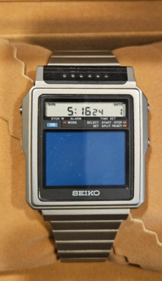 SEIKO T001-5010 DX-02 Second Edition JAMES BOND LCD TV