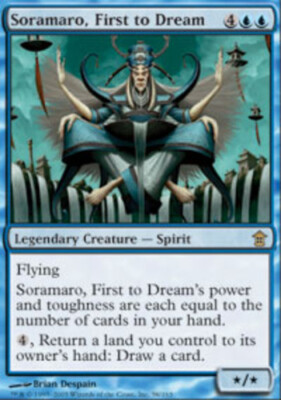 Soramaro, First to Dream Light Play, English Magic the Gathering MTG Saviors of 