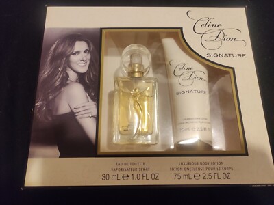 Celine Dion Set Signature EDT 30ml + 75ml Body Lotion New Rare Orginal 