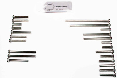 パーツ sss Kawasaki S1-C/KH250 Stainless Engine Casing J.I.S. Screw Set