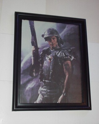 Aliens Pin-up FRAMED # 5 Michael Biehn Cpl. Dwayne Hicks FX TV Series NEW Movie!