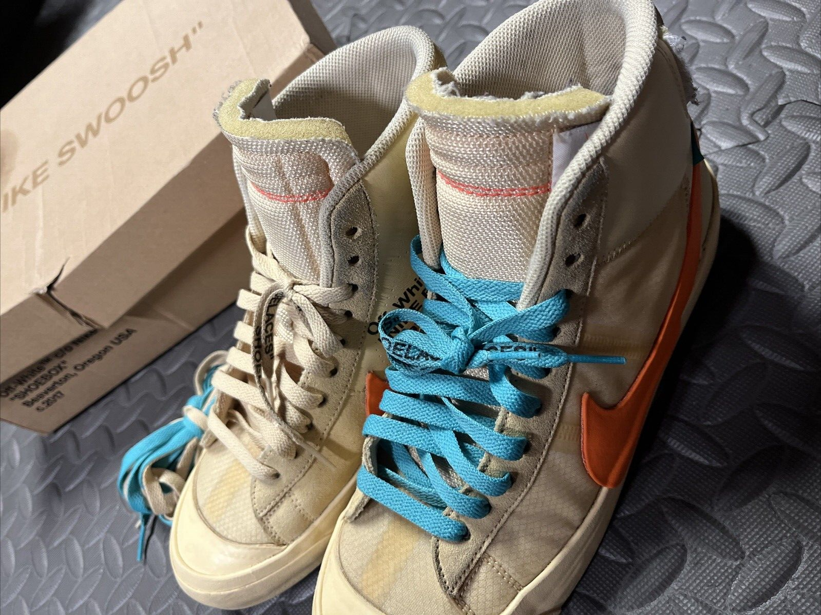 OFF WHITE X NIKE Taglia 8 5 Blazer Nike Mid x OFF WHITE All Hallows Eve 2018 US EX3832 700