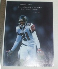 DeAngelo Hall ONE (1) FULL PAGE magazine CELEBRITY CLIPPING photo AD