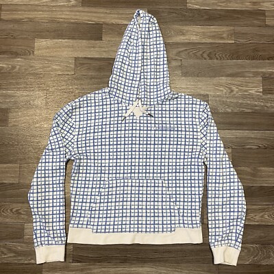 Champion Fleece Lined Hoodie Sweatshirt Women's Medium Blue