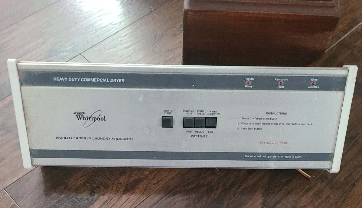 Whirlpool Dryer Control Panel 8316634 Assembly Genuine OEM Part 