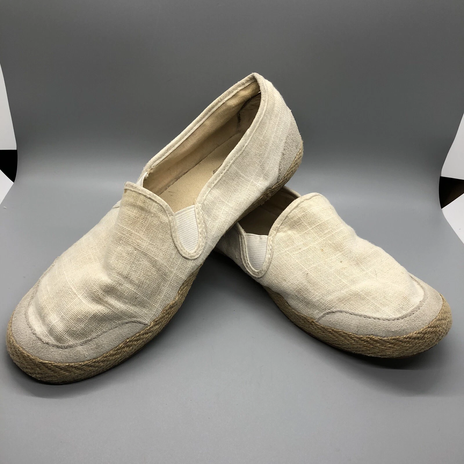 Mocassino UGG bianco slip on flat donna spiaggia scarpe casual taglia 8