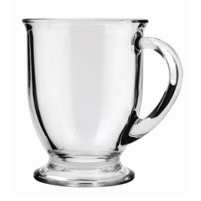 Anchor Hocking Cafe Glas Cappuccino Tee Kaffee Latte Tassen Tasse - 6er oder 2er Set
