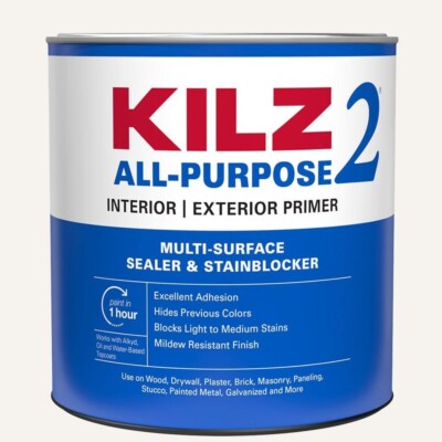 Gal. Primer&Sealer White Interior/Exterior Multi-Surface KILZ 2 ALL PURPOSE best