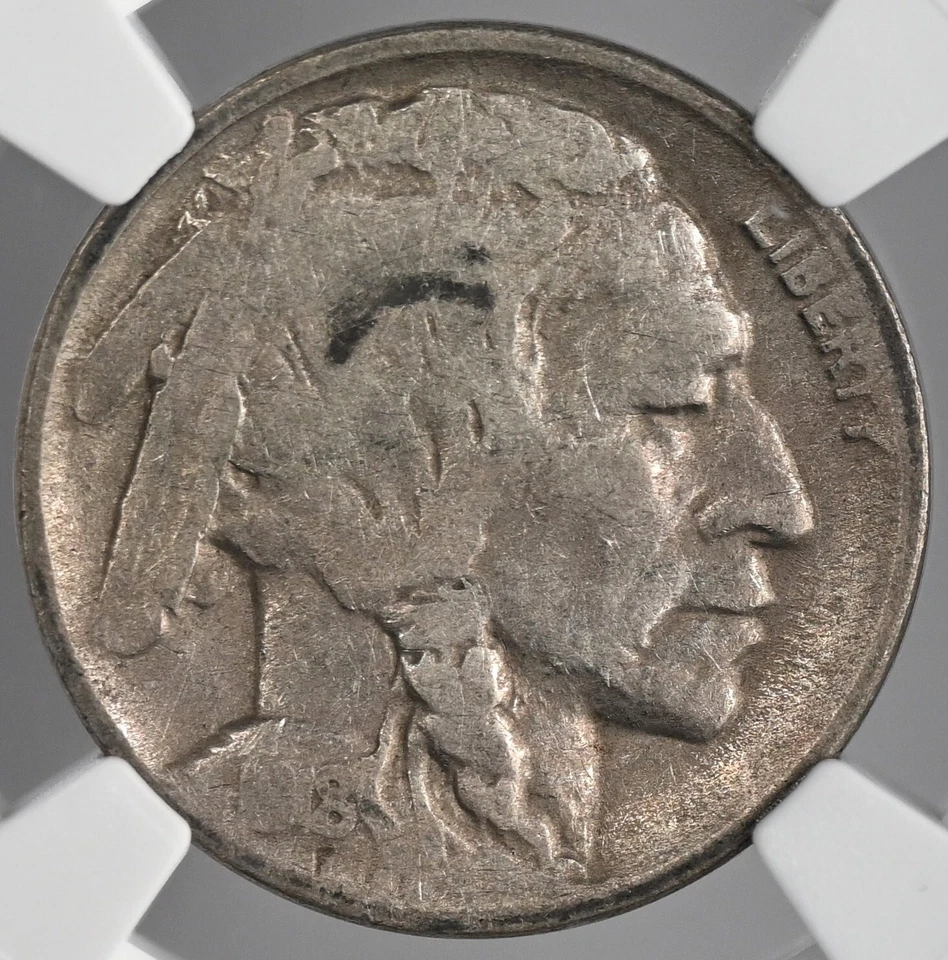 1918-D 5C BUFFALO NICKEL NGC F15 #2147138-020 FRESHLY GRADED! - Image 2 of 4