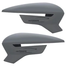Seat Leon MK3 2013-2021 Door Wing Mirror Cover Cap Case Primed Pair Left & Right