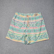 New Chubbies The En Fuegos Swim Trunks Men's XL Multicolor Aztec 5.5" Inseam