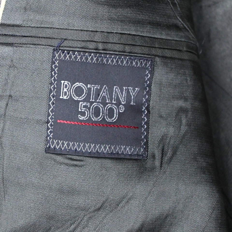 De Colección Botánica 500 46L 40x30 Marrón Cuadros Glenn Hecho en EE. UU. Lana Hombres Chaqueta Pantalones Traje Foto 4 de 4