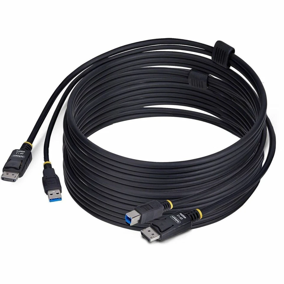 StarTech.com 10ft [3m] DisplayPort and USB 5Gbps KVM Cable, Up to 4K 60Hz, DP - Image 2 of 4